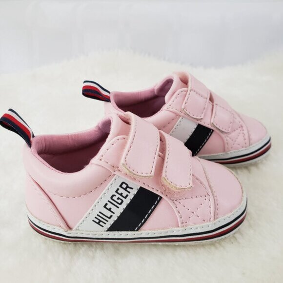 Tommy Hilfiger Pink Runners/Shoes Girl Toddler Size 2 - Picture 2 of 9